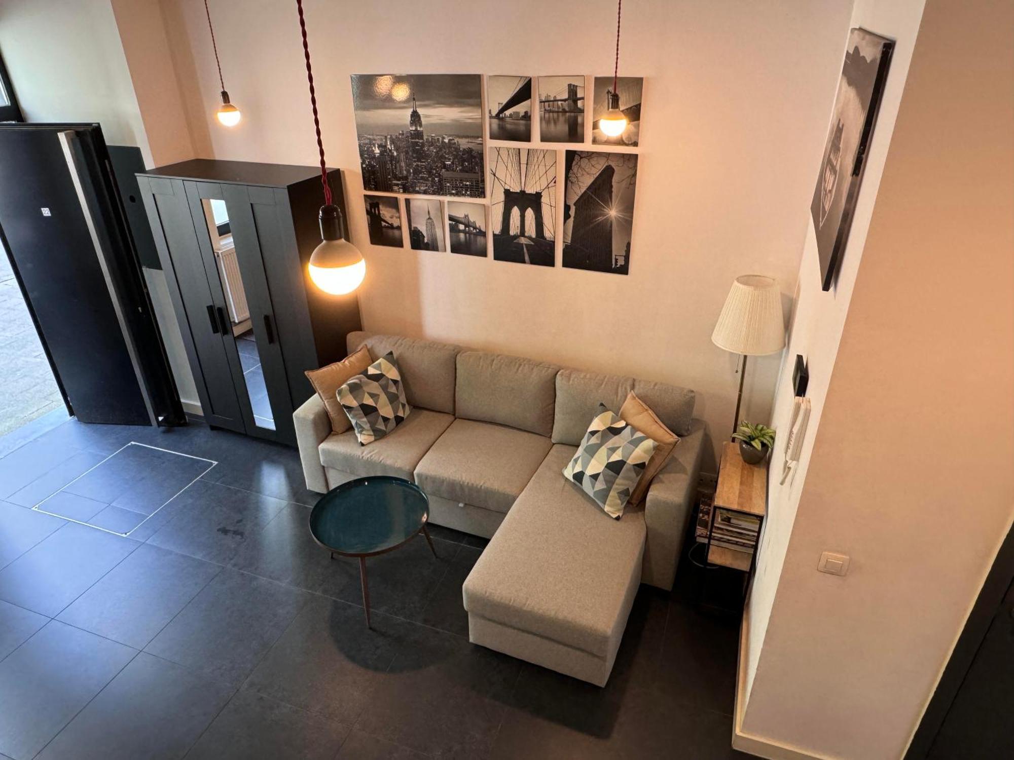 Modern Cozy Studio With Backyard Antwerpen Exteriör bild